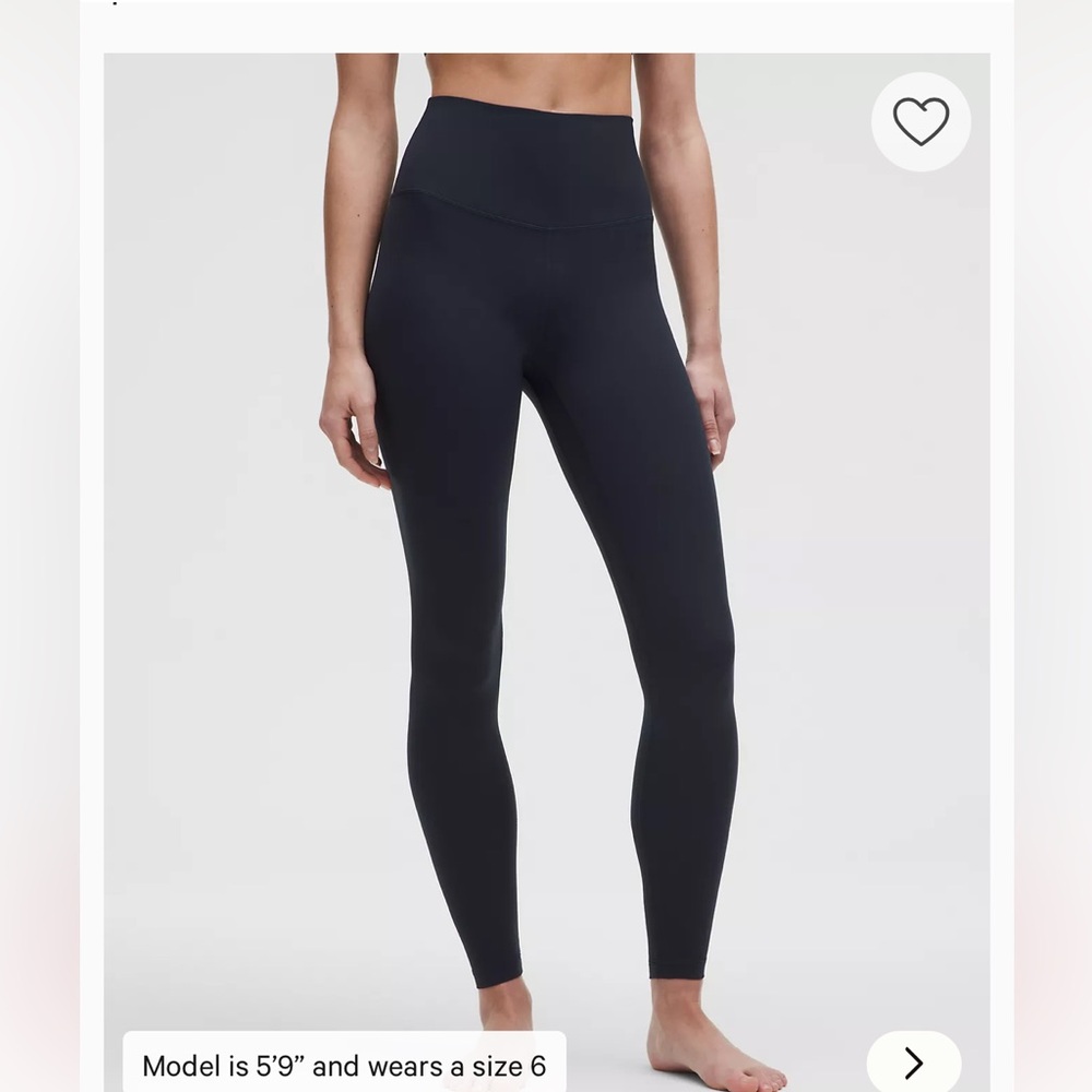 lululemon Align™ High-Rise Pant 28" in Navy